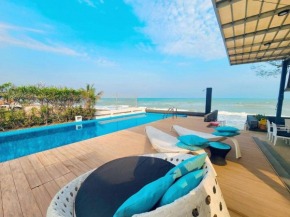BBG Beachfront poolvilla 9BR close to Huahin city